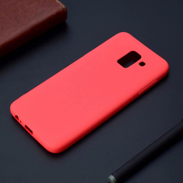 

Чехол Soft Lne Samsung J600 / J6 / J6 2018 силикон soft touch бампер красный