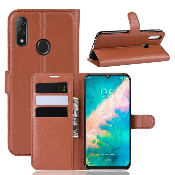 

Чехол Luxury для ZTE Blade V10 книжка коричневый