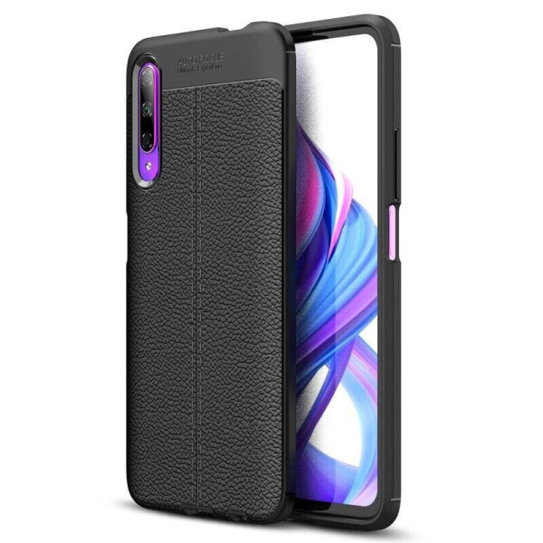 

Чехол Auto Focus для Huawei P Smart Pro силикон Original Soft Touch черный