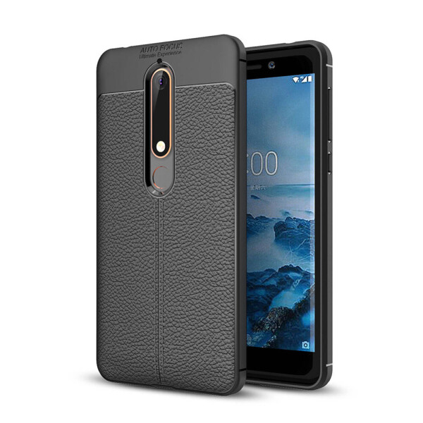 

Чехол Auto Focus Ultimate Experience Nokia 6.1 / Nokia 6 New 2018 силикон Soft Touch черный