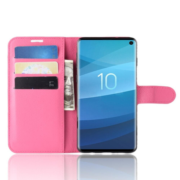 

Чехол Luxury для Samsung Galaxy S10 (G973) книжка розовый