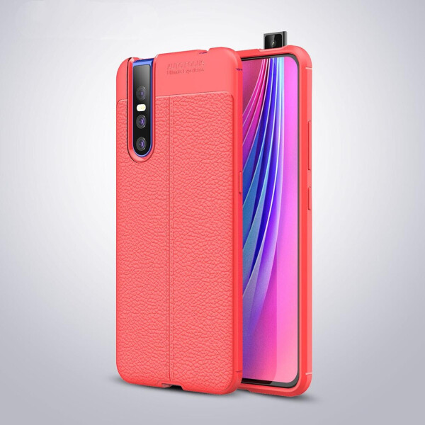 

Чехол Auto Focus для Vivo V15 Pro силикон Original Soft Touch красный