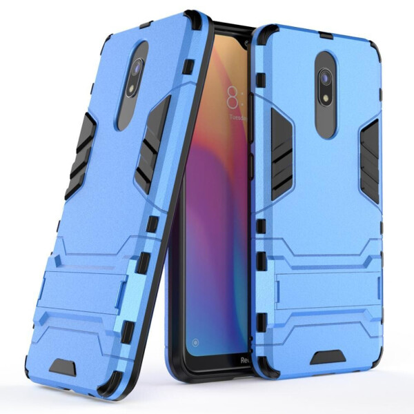 

Чехол Hybrid case для Xiaomi Redmi 8A бампер с подставкой голубой