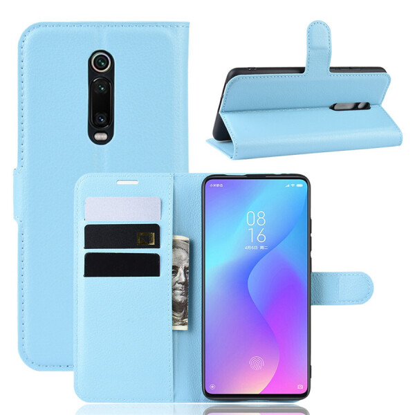 

Чехол Luxury для Xiaomi Mi 9T / Mi 9T Pro книжка голубой