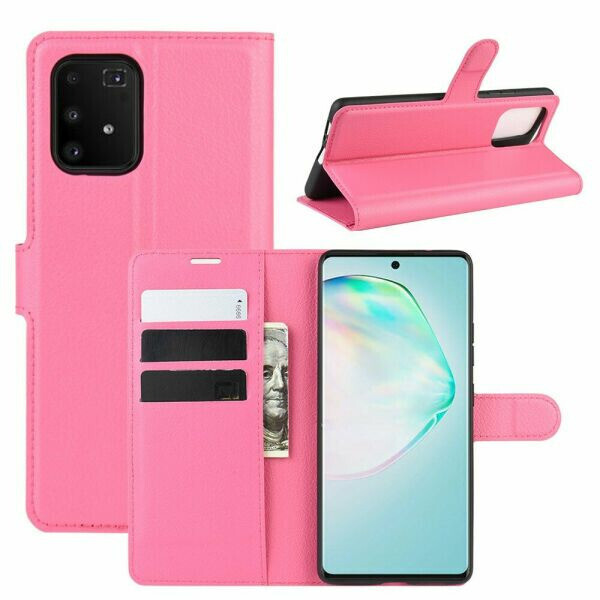 

Чехол Luxury для Samsung Galaxy S10 Lite (G770) книжка розовый