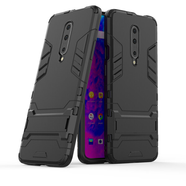 

Чехол Hybrid case для OnePlus 7 Pro бампер с подставкой Черный
