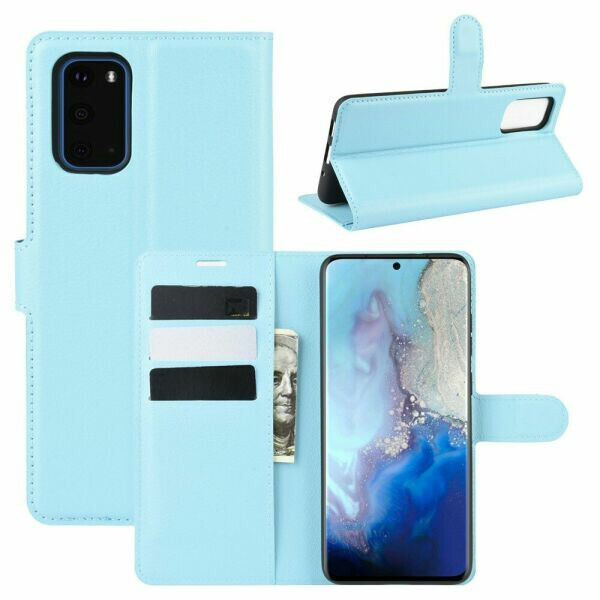 

Чехол Luxury для Samsung Galaxy S20 (G980) книжка голубой