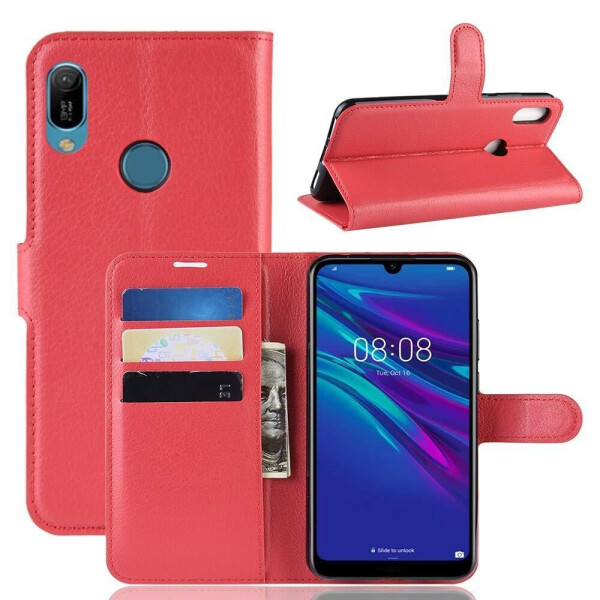 

Чехол Luxury для Huawei Y6 2019 / Y6 Pro 2019 книжка красный