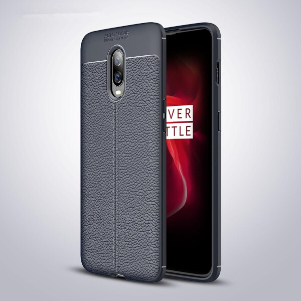 

Чехол LUX для OnePlus 6T силикон Original Auto Focus Soft Touch Dark Blue