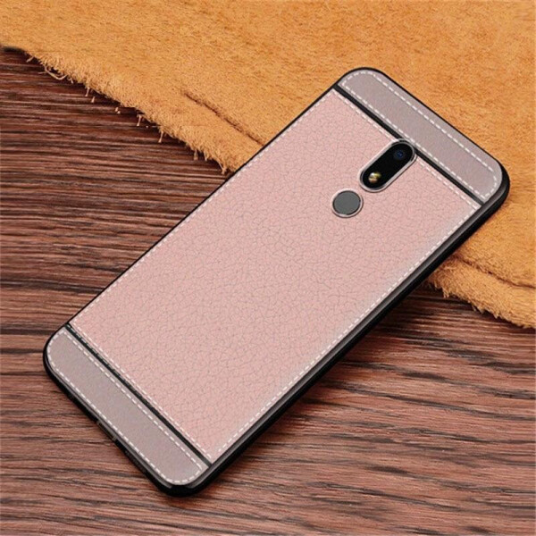 

Чехол LUX для Meizu M8 Lite / V8 с рифленой текстурой Pink