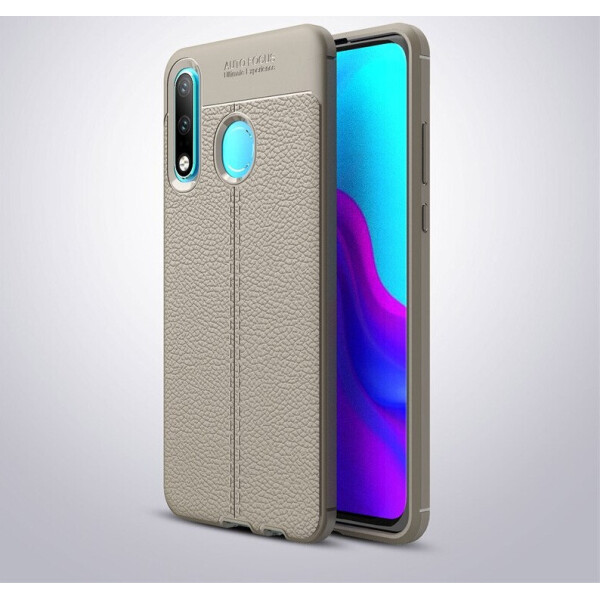 

Чехол Auto Focus для Huawei P30 Lite / Nova 4e силикон Original Soft Touch Серый