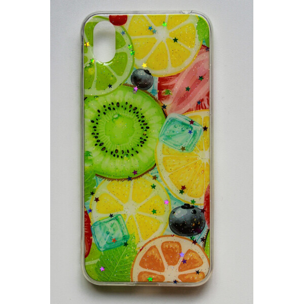 

Чехол Fiji для Honor 8S бампер с рисунком Summer Fruit Mix Fruit