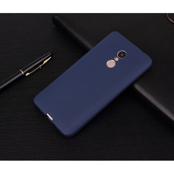 

Чехол Soft Lne Xiaomi Redmi Note 4X / Note 4 Global силикон soft touch бампер темно-синий