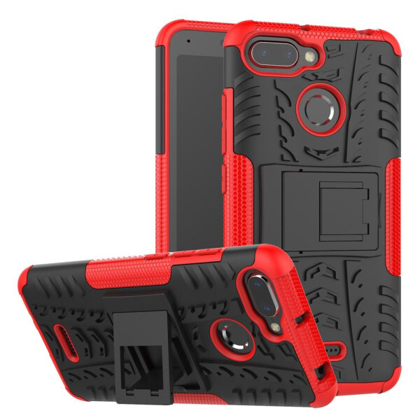 

Чехол Armored Case Xiaomi Redmi 6 противоударный бампер красный