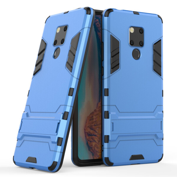 

Чехол Hybrid case для Huawei Mate 20X бампер с подставкой голубой