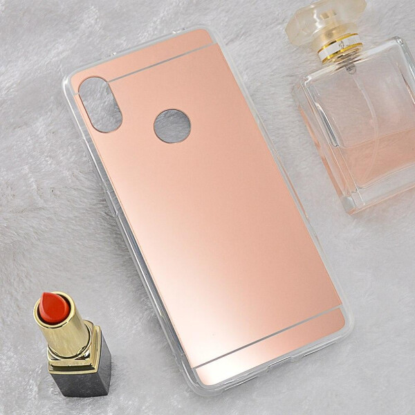 

Чехол LUX для Xiaomi Redmi S2 / Redmi Y2 5.99'' силикон зеркальный розовое золото