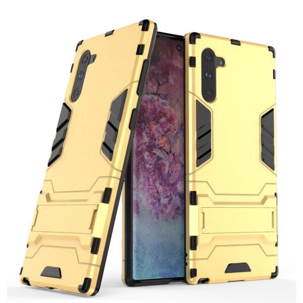 

Чехол Hybrid case для Samsung Galaxy Note 10 (N970) бампер с подставкой золотой