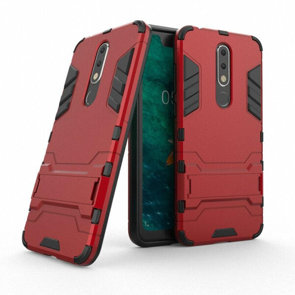 

Чехол LUX для Nokia 5.1 Plus / Nokia X5 / TA-1109 Hybrid Armored Case красный