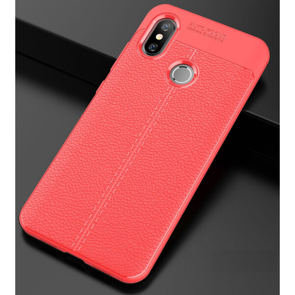 

Чехол LUX для Xiaomi Mi 8 6.21" силикон Original Auto Focus Soft Touch красный