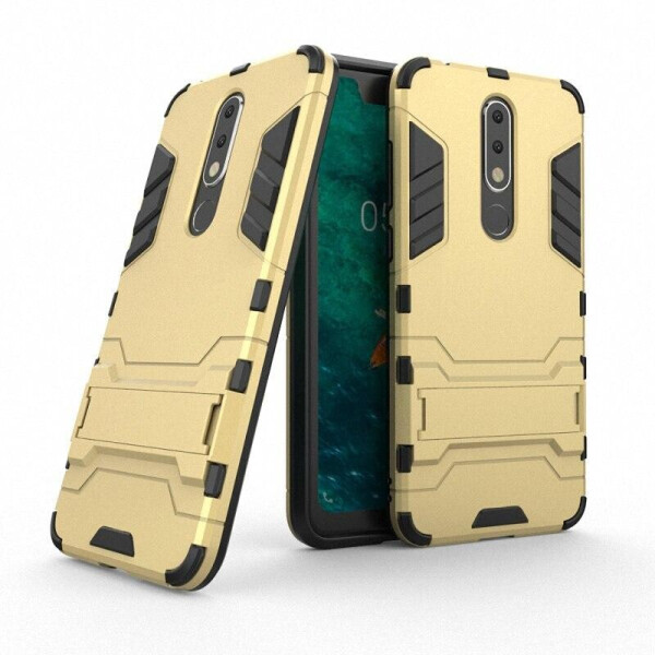 

Чехол LUX для Nokia 5.1 Plus / Nokia X5 / TA-1109 Hybrid Armored Case золотой