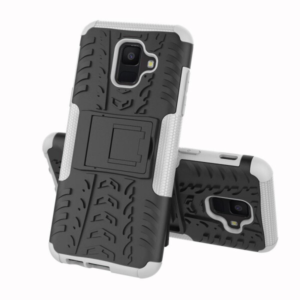 

Чехол Armored Case Samsung A600 / A6 / A6 2018 противоударный бампер белый