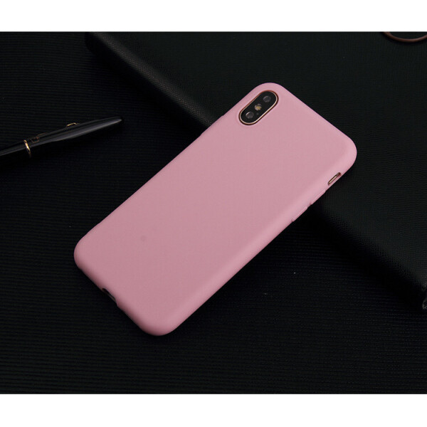 

Чехол LUX для Apple Iphone XR силикон soft touch бампер светло-розовый