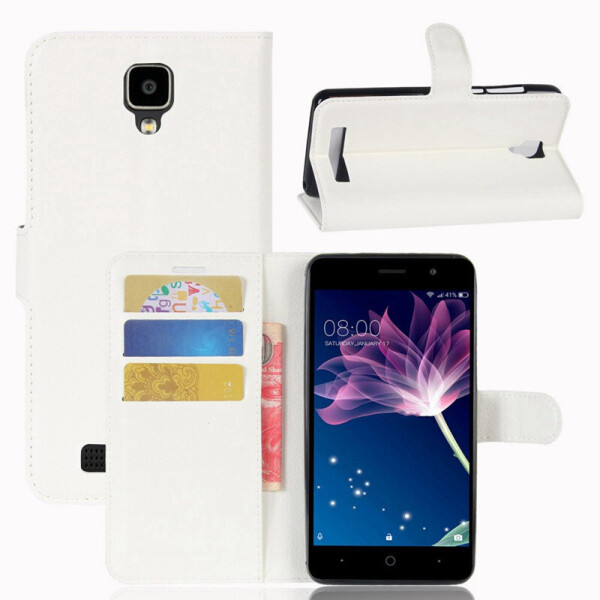 

Чехол LUX для Doogee X10S книжка белый