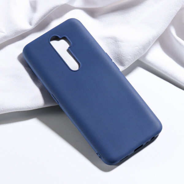 

Чехол Soft Touch для Oppo A5 2020 силикон бампер темно-синий