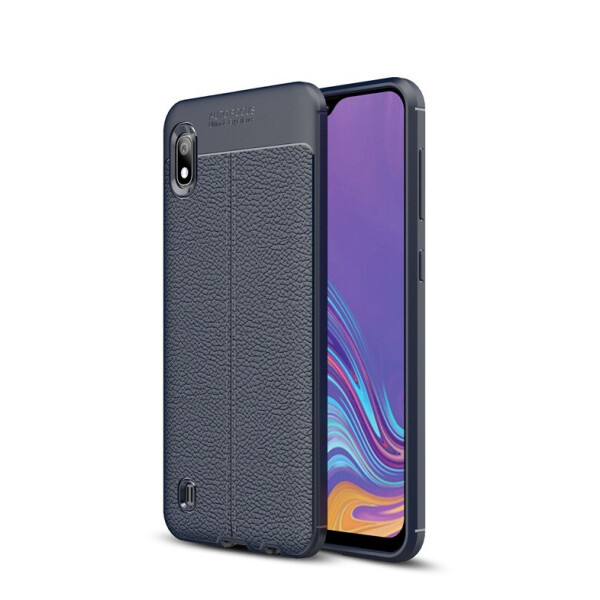 

Чехол LUX для Samsung Galaxy A10 2019 / A105 силикон Original Auto Focus Soft Touch Dark Blue