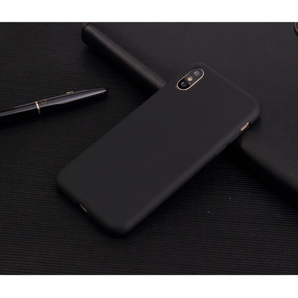 

Чехол LUX для Apple Iphone XS Max силикон soft touch бампер черный