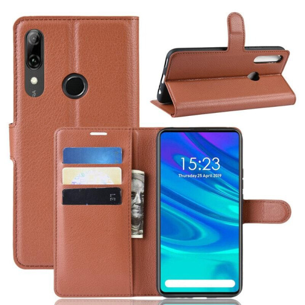 

Чехол Luxury для Huawei P Smart Z книжка коричневый