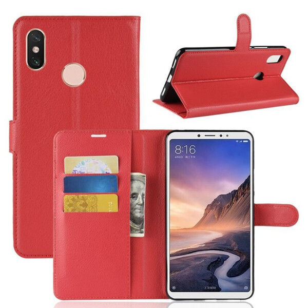 

Чехол LUX для Xiaomi Mi Max 3 книжка красный