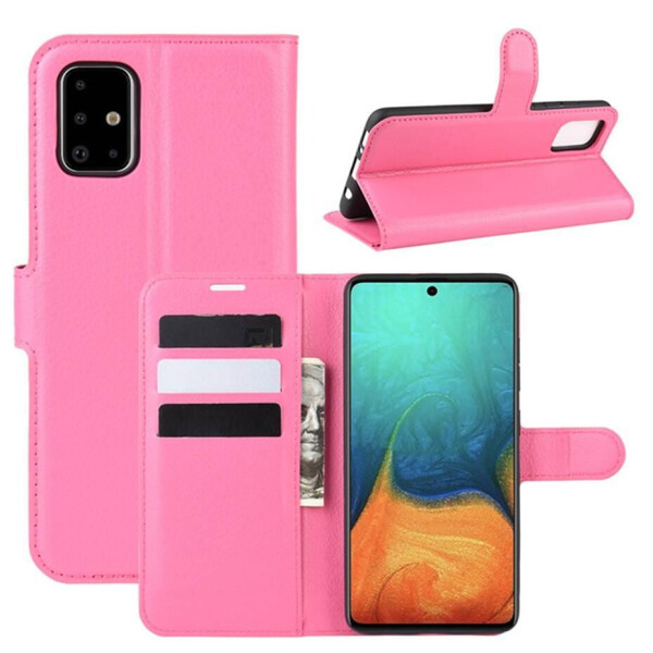 

Чехол Luxury для Samsung Galaxy A71 (A715) книжка розовый