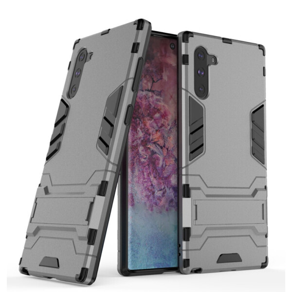 

Чехол Hybrid case для Samsung Galaxy Note 10 (N970) бампер с подставкой темно-серый