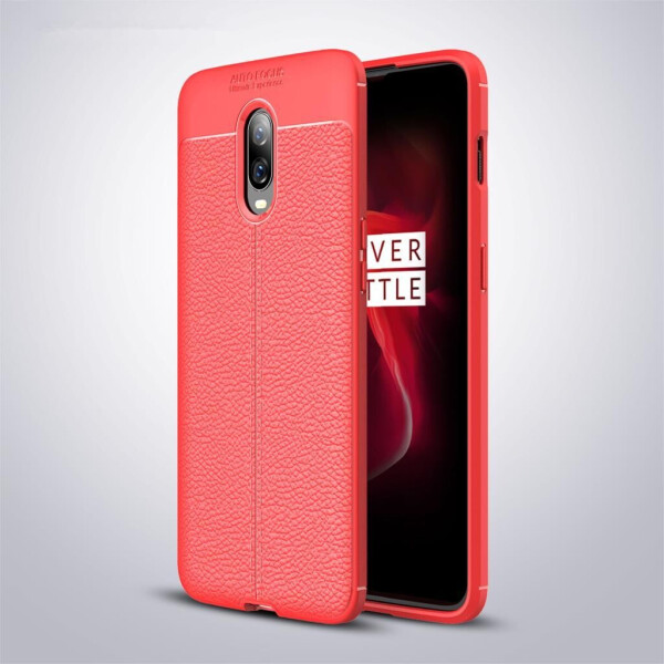 

Чехол LUX для OnePlus 6T силикон Original Auto Focus Soft Touch Red