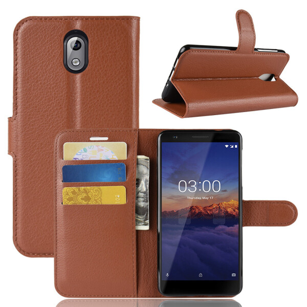 

Чехол LUX для Nokia 3.1 / 3 2018 книжка коричневый