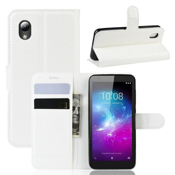 

Чехол Luxury для ZTE Blade A3 2019 книжка белый