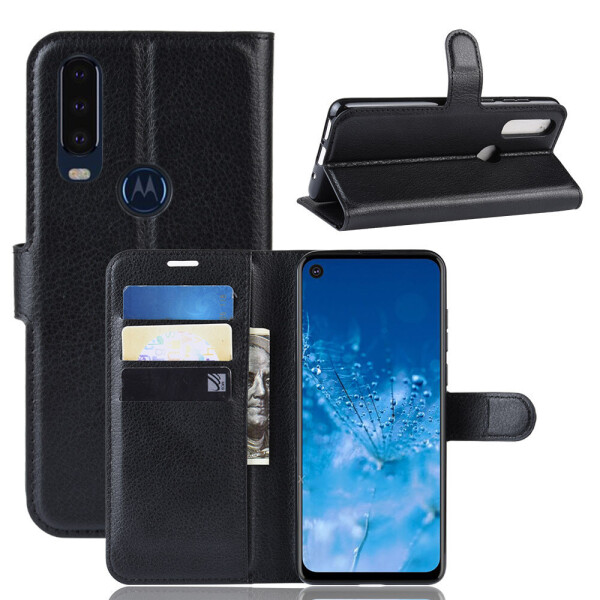 

Чехол Luxury для Motorola One Action (XT2013-2) книжка черный