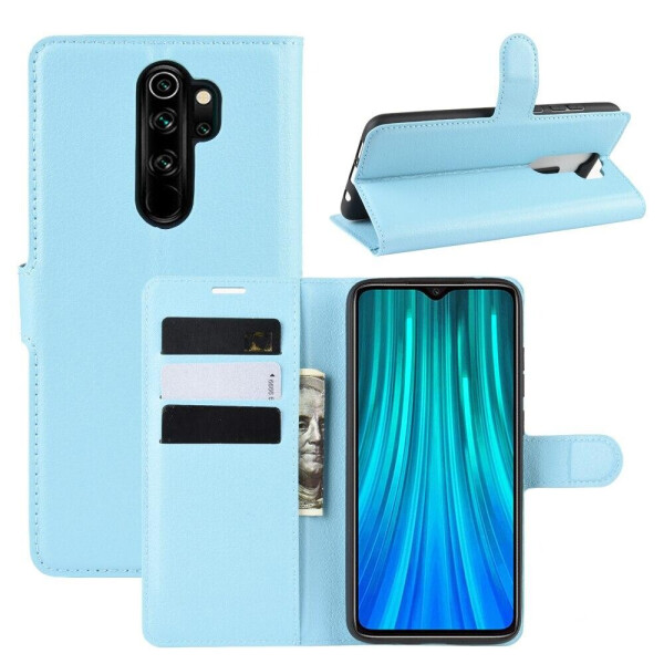 

Чехол Luxury для Xiaomi Redmi Note 8 Pro книжка голубой