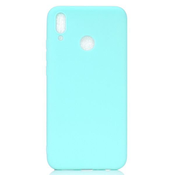 

Чехол LUX для Honor 10 Lite силикон Soft Touch бампер мятно-голубой