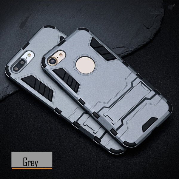

Чехол LUX для Apple Iphone 5 / 5S / SE Hybrid Armored Case темно-серый