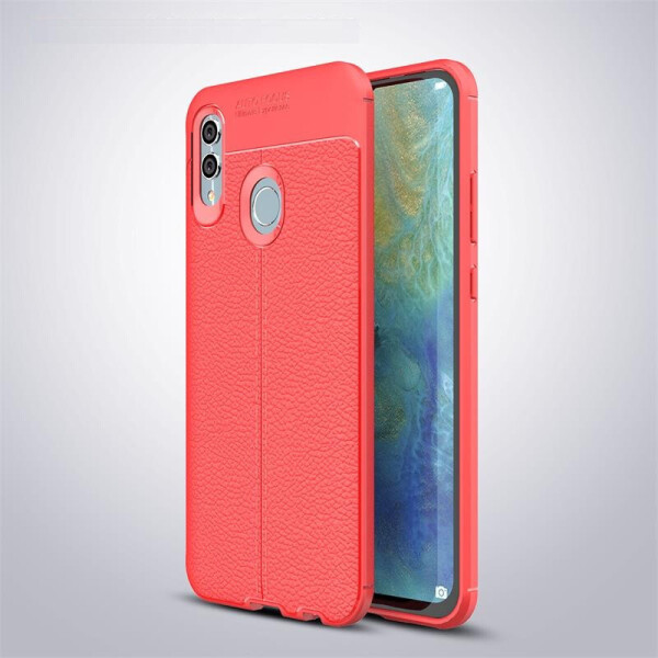 

Чехол LUX для Huawei P Smart 2019 / 51093FTA / POT-LX1 силикон Original Auto Focus Soft Touch красный