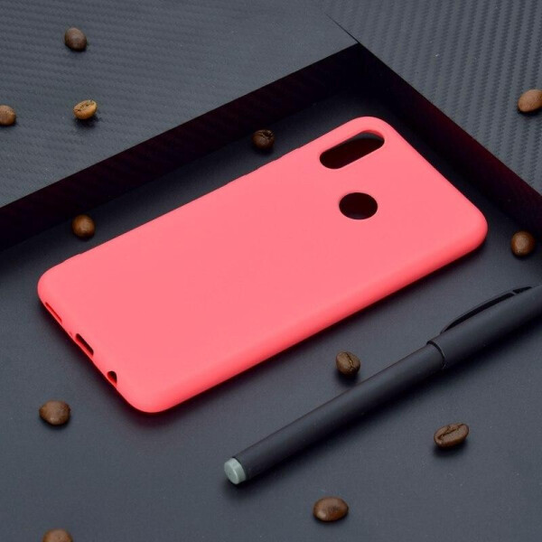 

Чехол LUX для Huawei P Smart Plus / Nova 3i / INE-LX1 силикон soft touch бампер красный