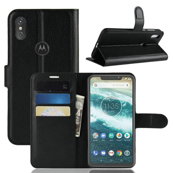 

Чехол Luxury для Motorola Moto One (XT1941-4) книжка Черный