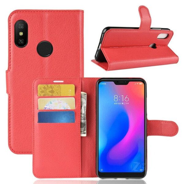

Чехол LUX для Xiaomi Mi A2 Lite / Redmi 6 Pro книжка красный