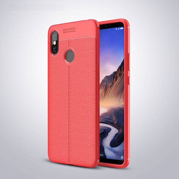 

Чехол LUX для Xiaomi Mi Max 3 силикон Original Auto Focus Soft Touch красный