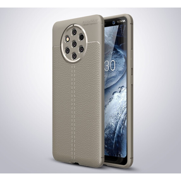 

Чехол Auto Focus для Nokia 9 PureView силикон Original Soft Touch Серый