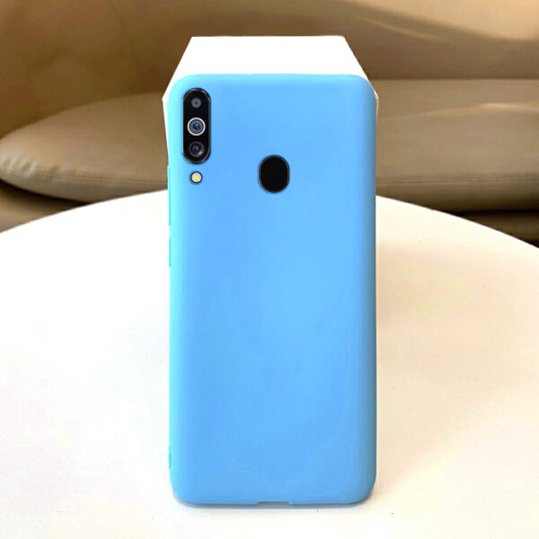 

Чехол Soft Touch для Samsung Galaxy A20s (A207) силикон бампер мятно-голубой