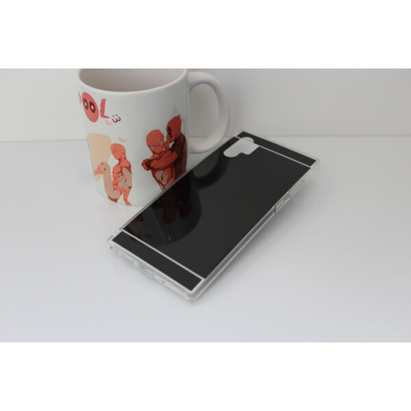 

Чехол Mirror case для Samsung Galaxy Note 10 Plus (N975) силикон зеркальный темный металлик