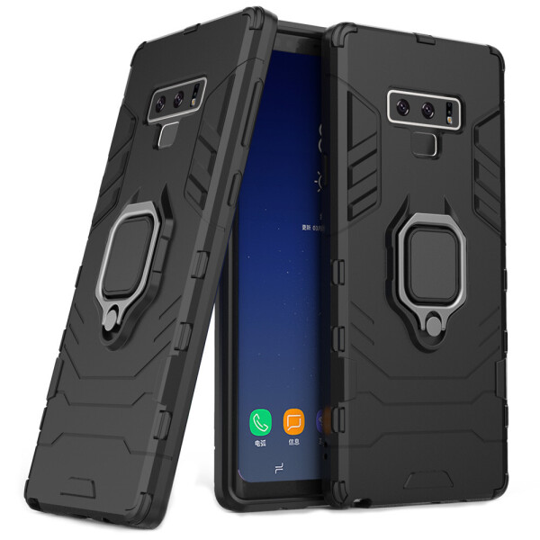 

Чехол Ring case для Samsung Galaxy Note 9 (N960) бронированный бампер с кольцом черный